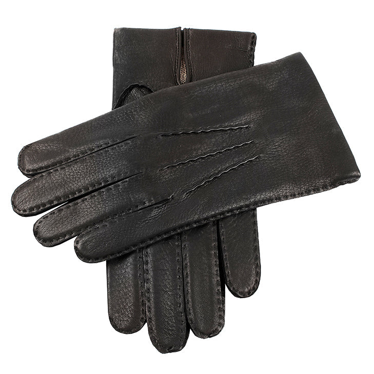 gefütterte handschuhe Cambridge | Mit Kaschmir gefütterte Hirschleder-Handschuhe für Herren