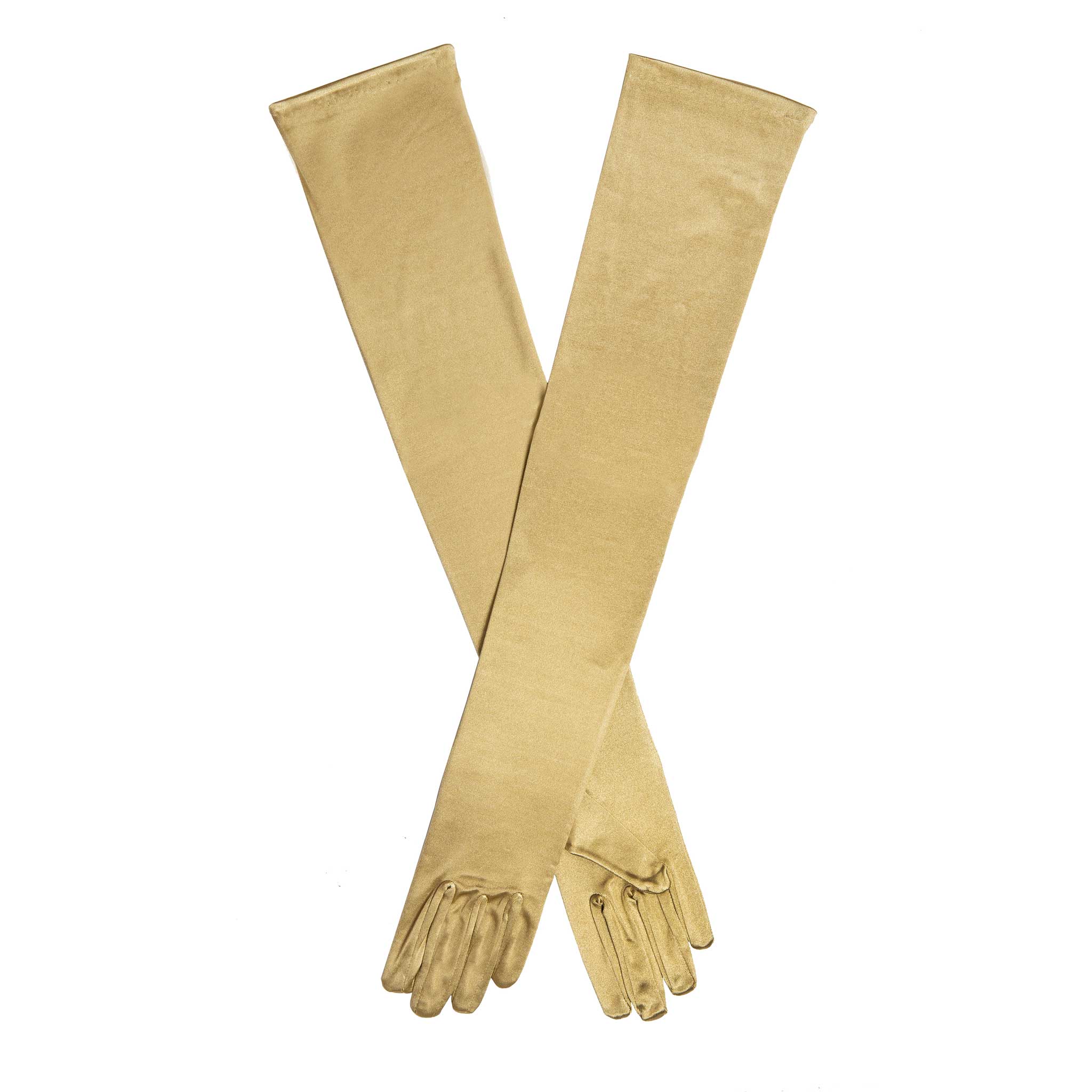 Lange Satin-Abendhandschuhe für Damen