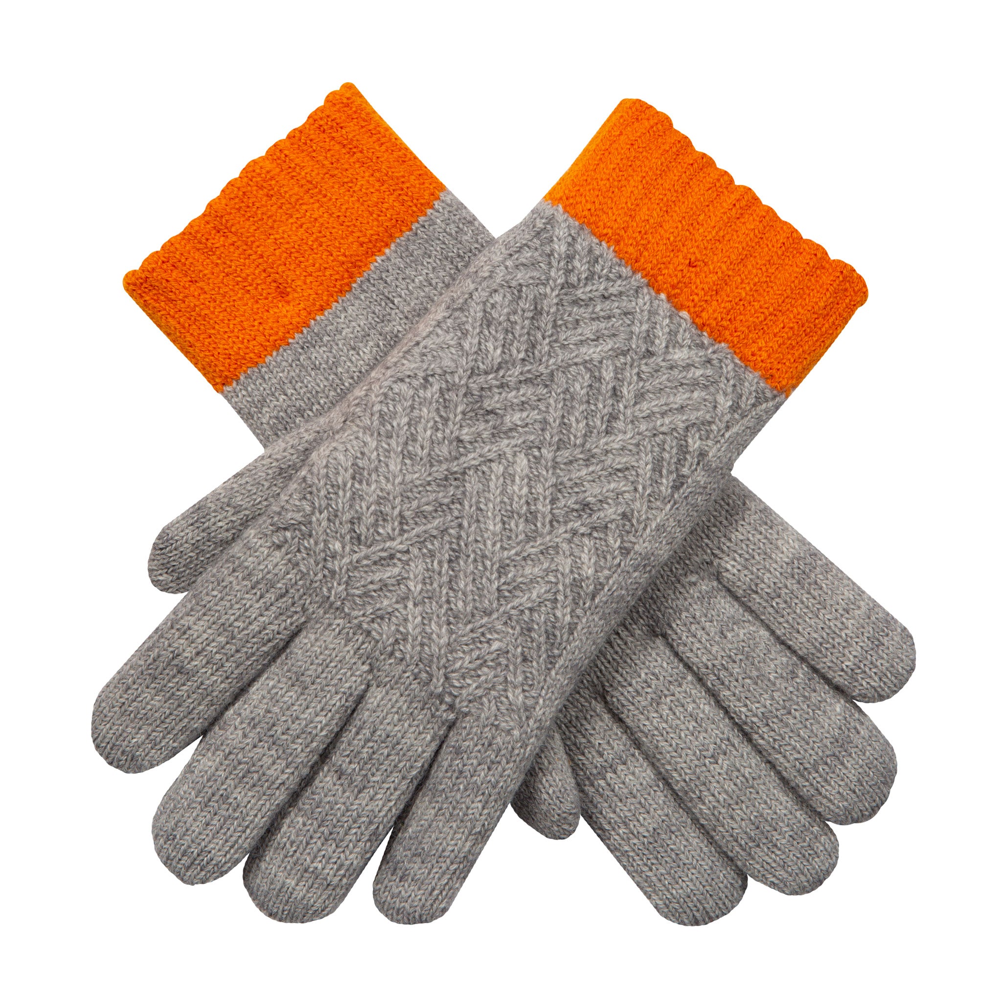 handschuhe mit zopfmuster stricken Damen-Patchwork-Zopfmuster-Handschuhe