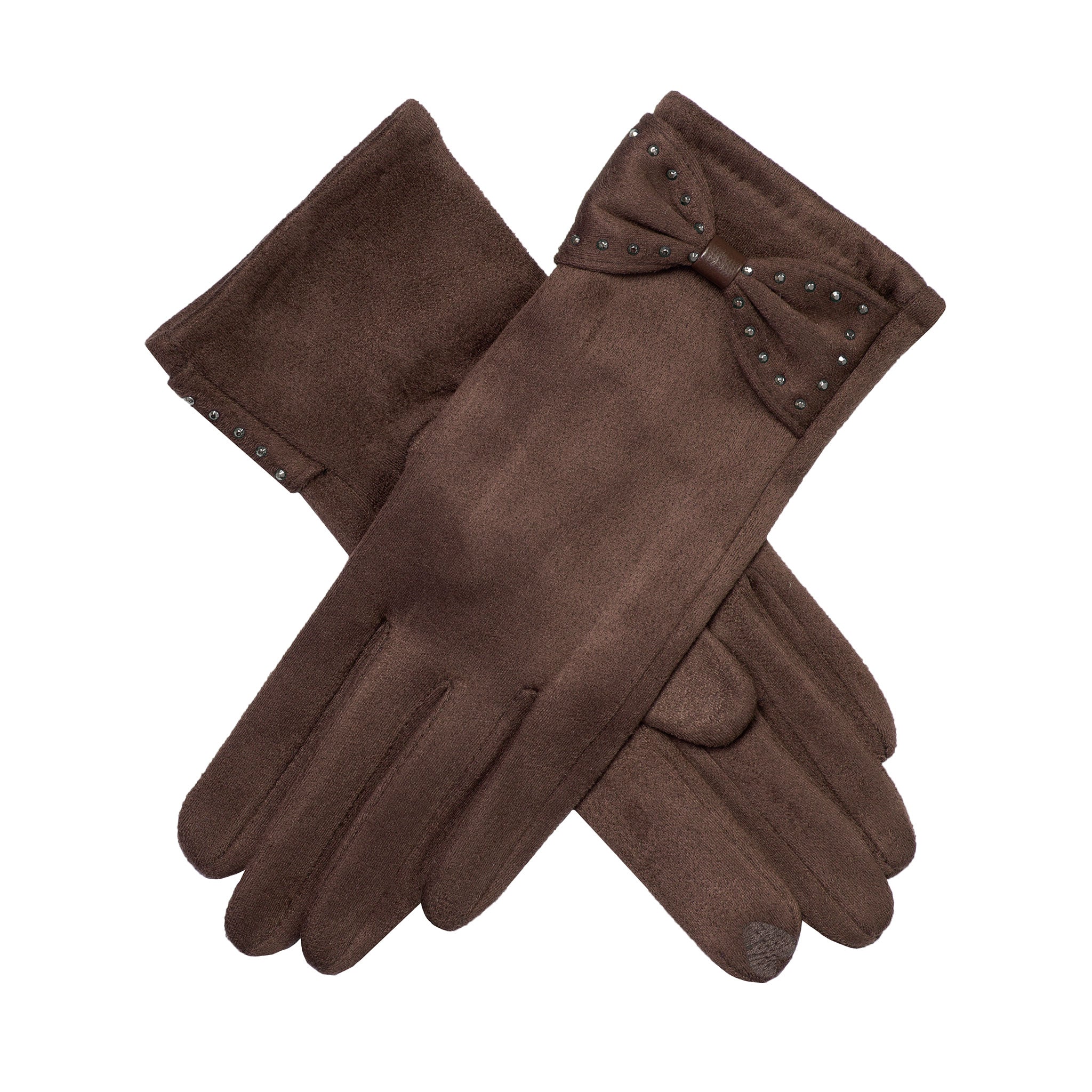 handschuhe damen touchscreen Touchscreen-Handschuhe für Damen mit Veloursfutter und Wildlederimitat
