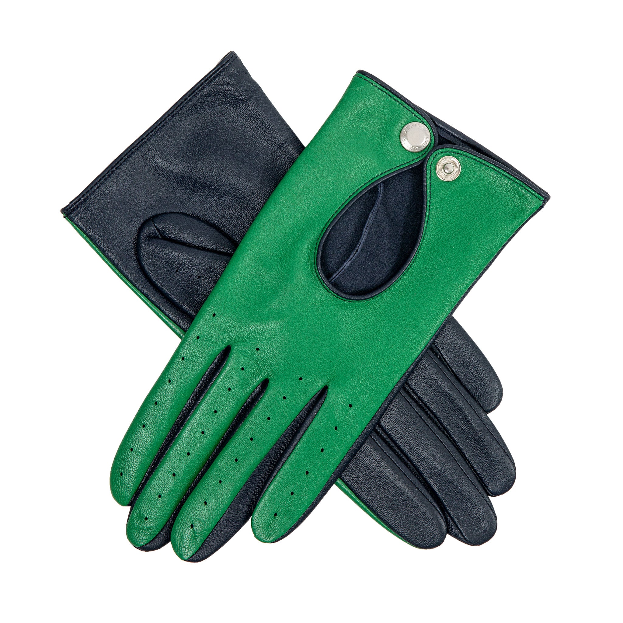 Damen-Fahrhandschuhe aus Leder mit Touchscreen