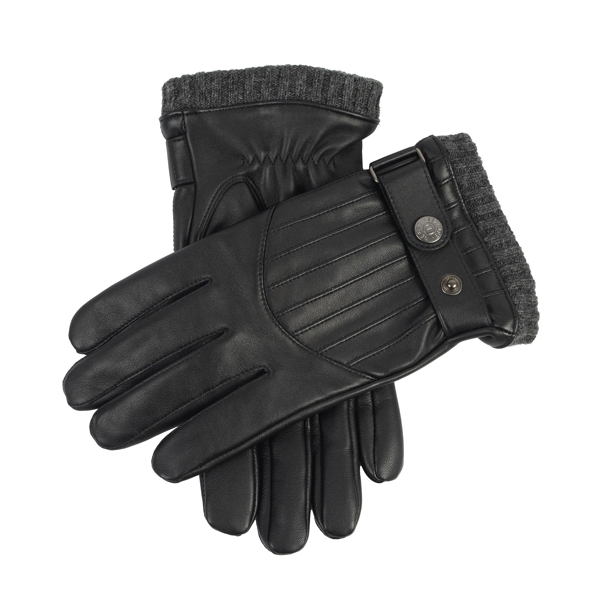 handschuhe männer touchscreen Touchscreen-Lederhandschuhe für Herren mit Wollmischung, vertikalem St