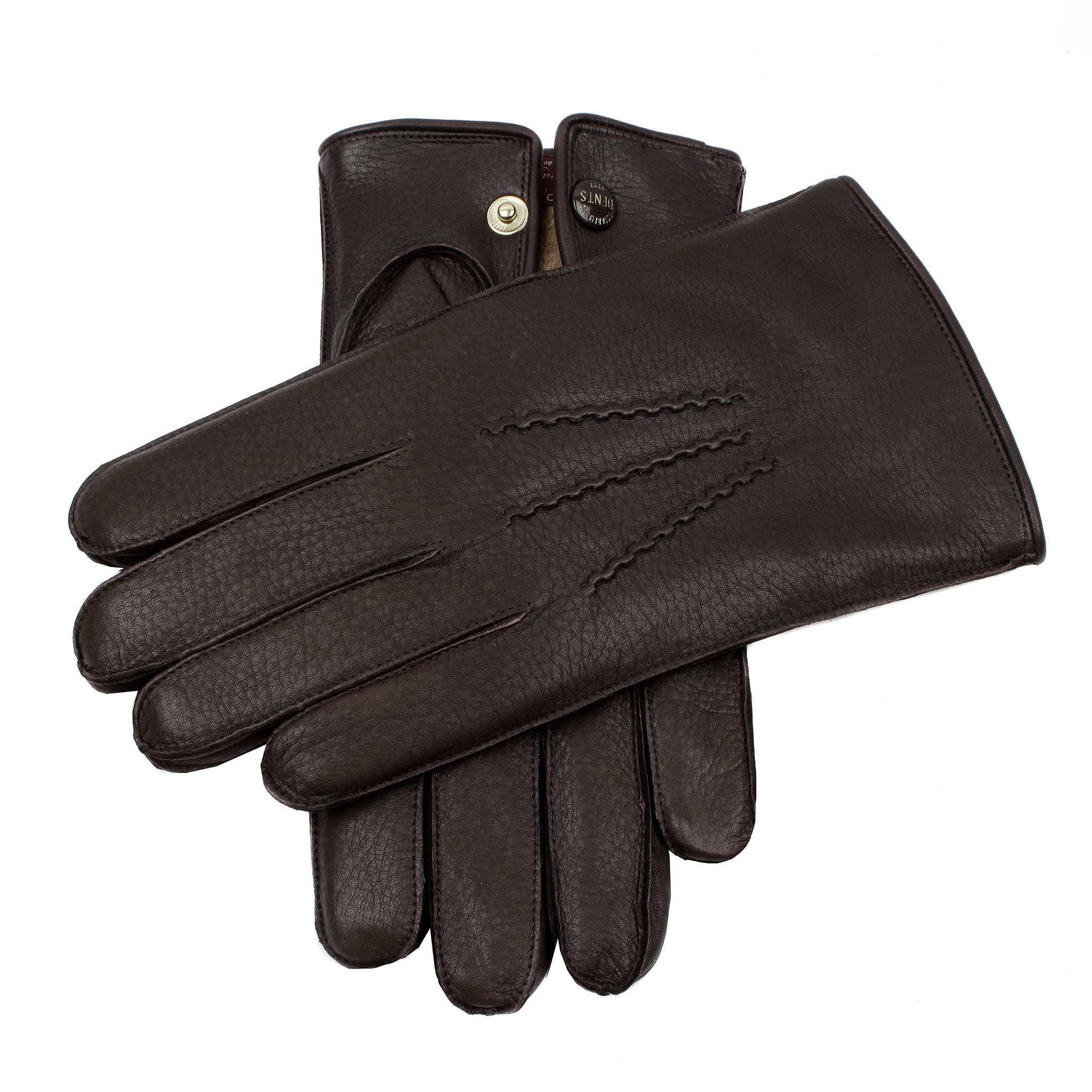 Windsor | Herren Fur gefüttert Deerskin Leder Handschuhe