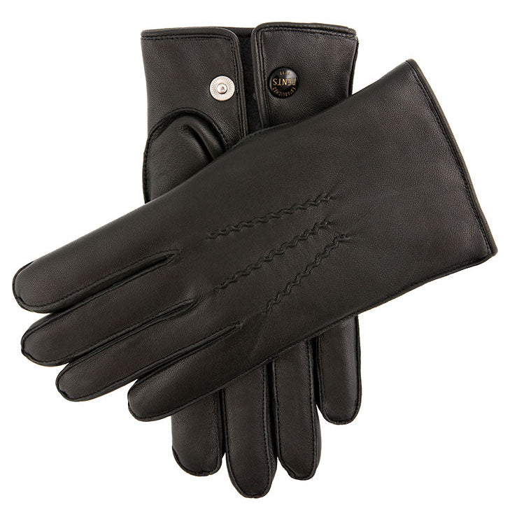 kaninchenfell handschuhe herren Lumley | Pelzgefütterte Lederhandschuhe für Herren