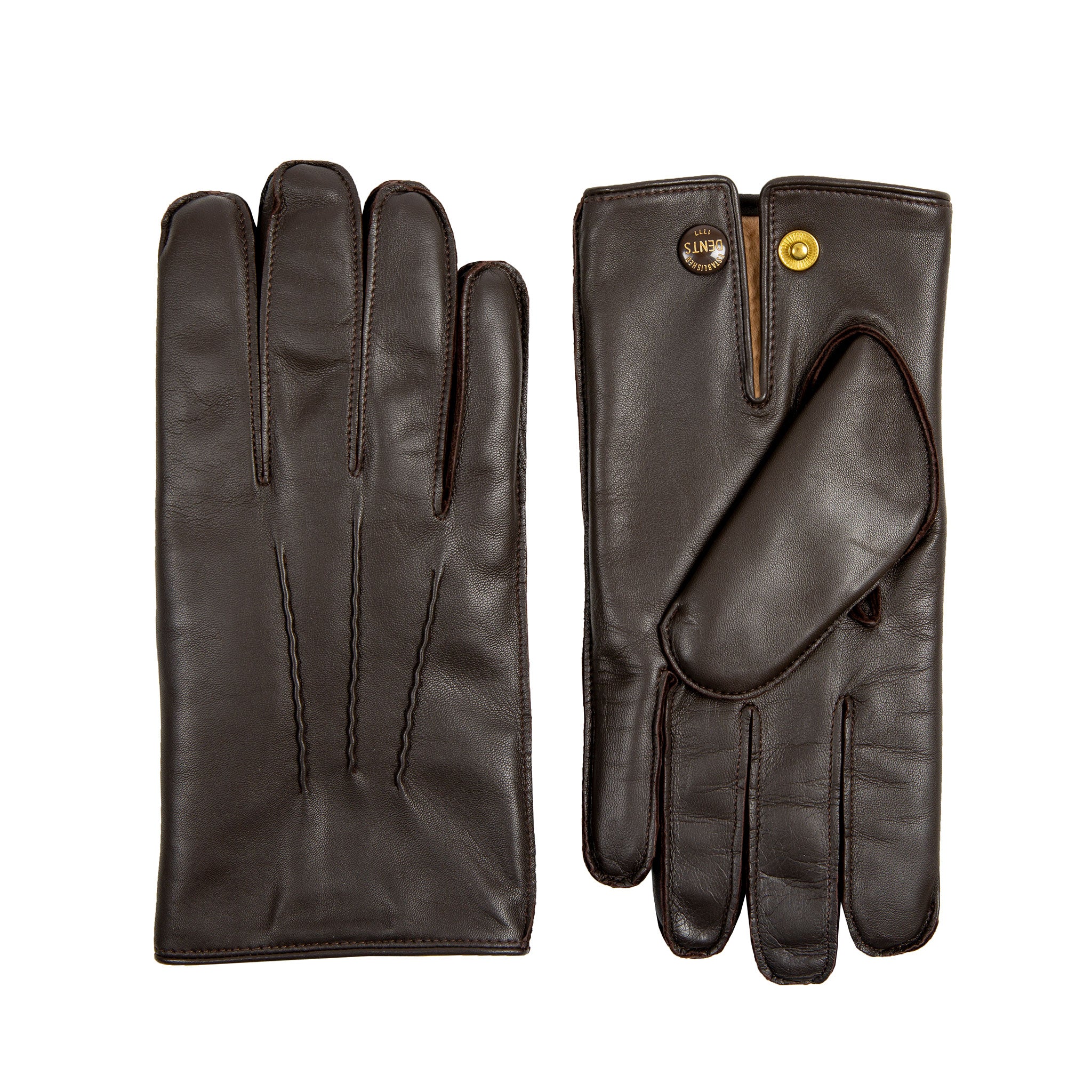 kaninchenfell handschuhe herren Lumley | Pelzgefütterte Lederhandschuhe für Herren