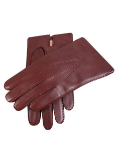 Men's Handsewn Three-Point Cashmere-Lined Leather Gloves