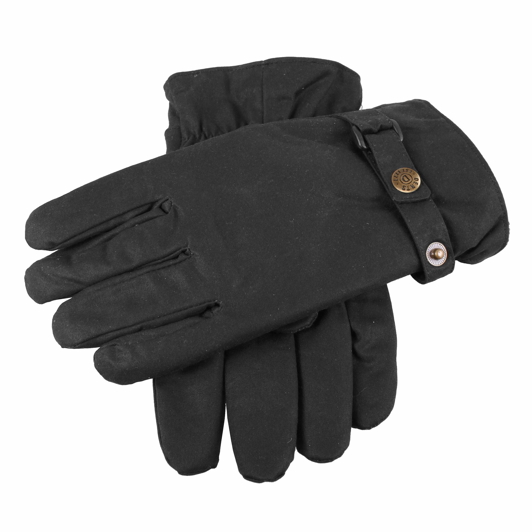 Waxed cotton store gloves