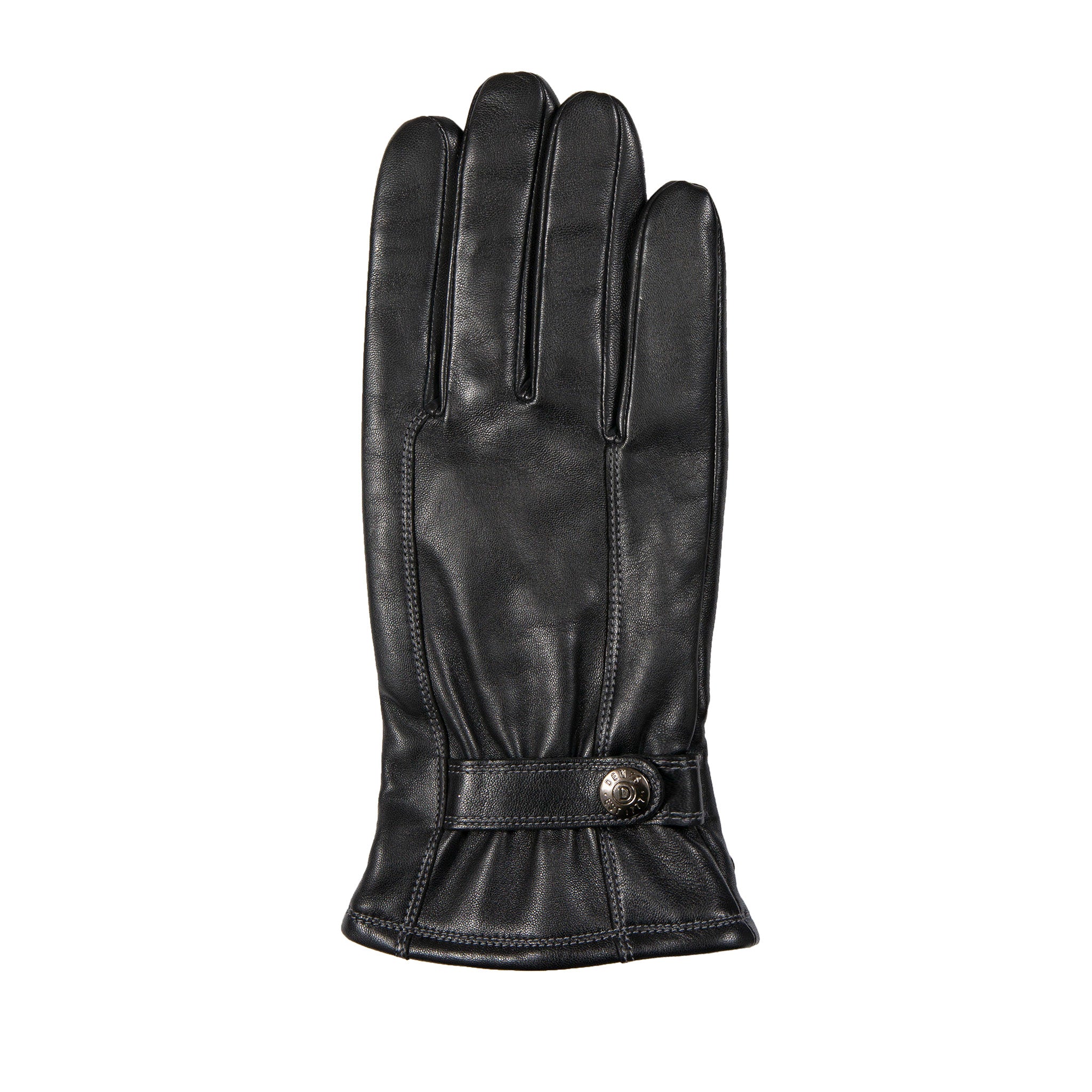 小物 CONTRAST LEATHER GLOVE (BLACK) 777T Men's Touchscreen Lined Leather Gloves with Contrast Stitching | Dents