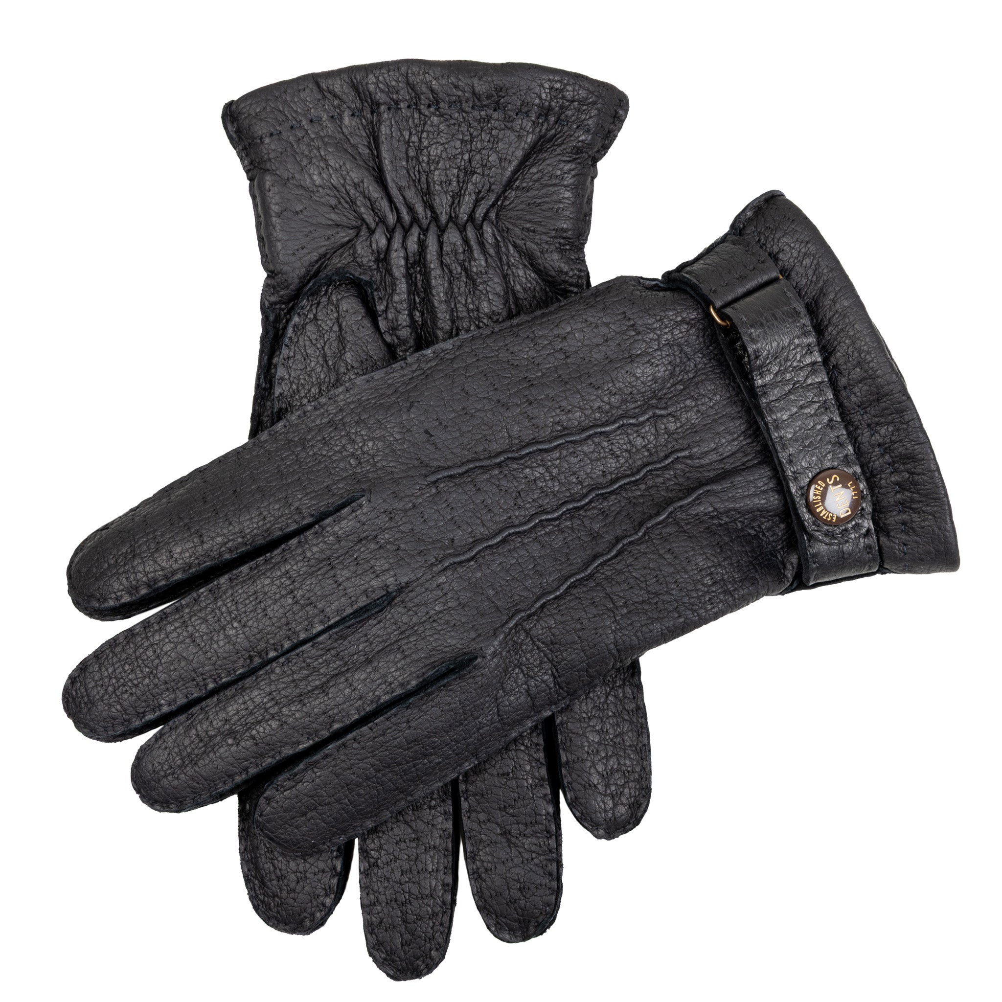 Men's Heritage Handsewn Three-Point Vicuña-Lined Peccary Leather