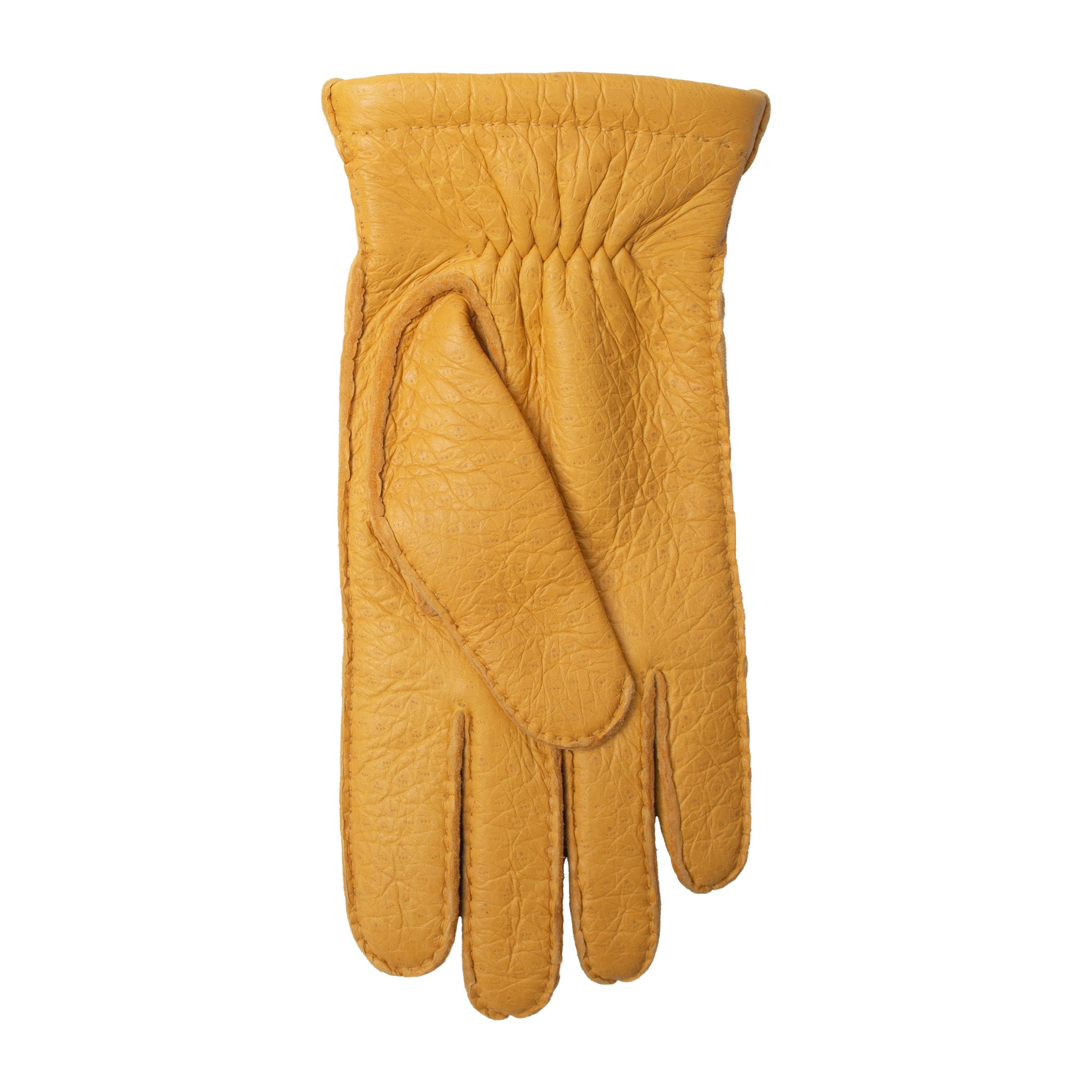 DENTS Peccary 【The Heritage Collection】 Men's Heritage Handsewn Three-Point Vicuña-Lined Peccary Leather