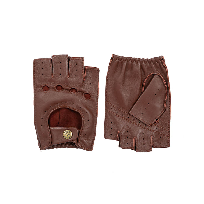 fingerlose autofahrer handschuhe Snetterton | Herren Fingerlose Leder Fahrhandschuhe