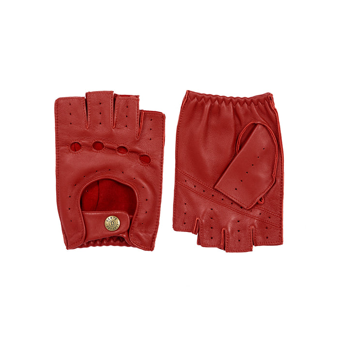Snetterton | Herren Fingerlose Leder Fahrhandschuhe