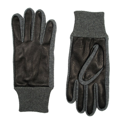 wildleder handschuhe herren grau Wasserabweisende Touchscreen-Wildlederhandschuhe für Herren