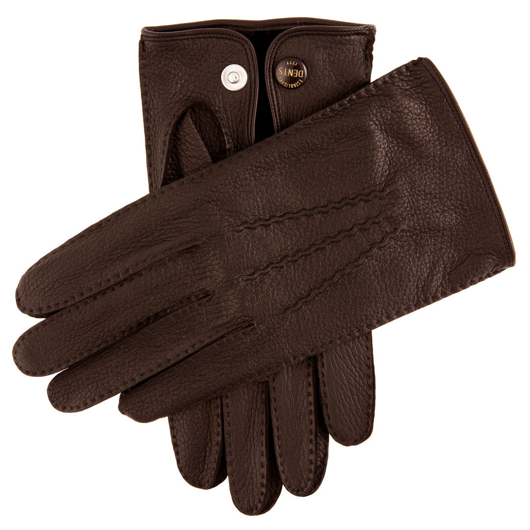 Garstone | Men's Unlined Deerskin Leather Gloves | Dents