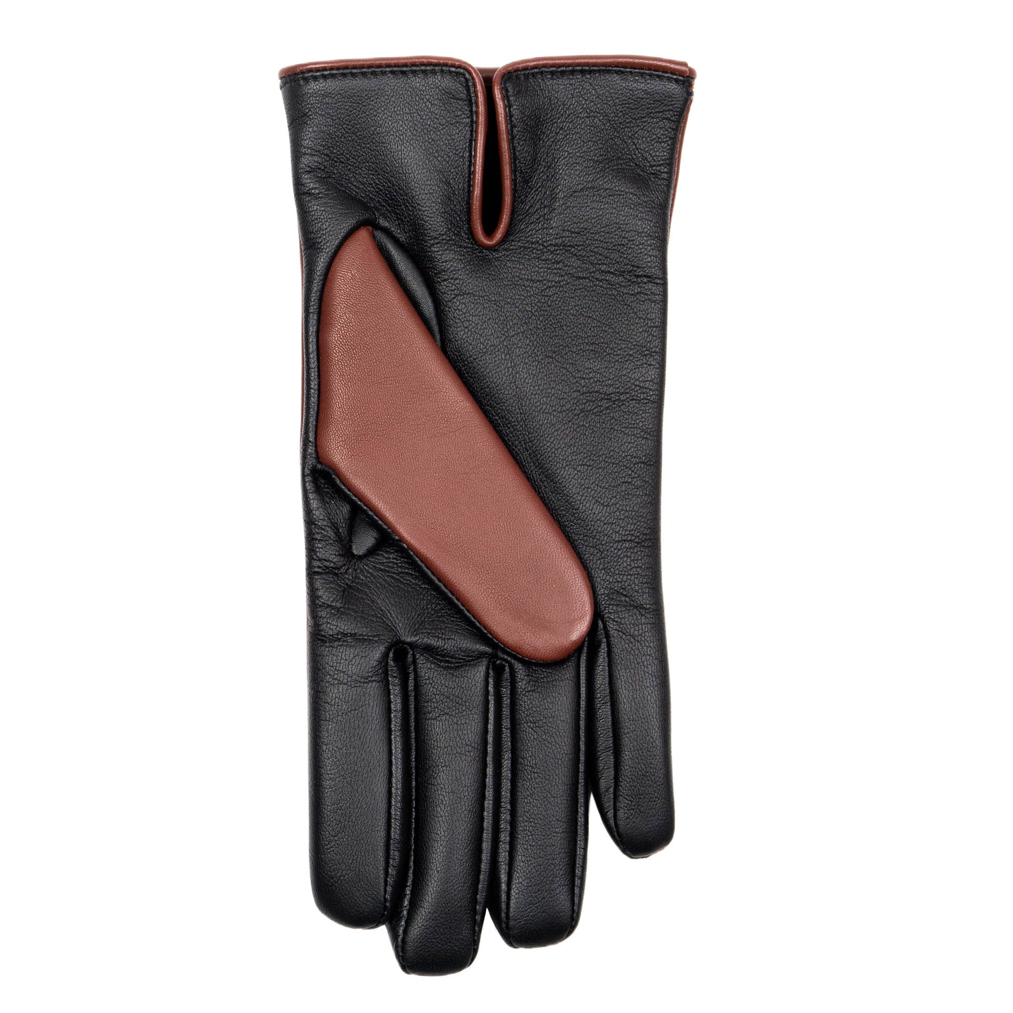kaschmir handschuhe touchscreen Herren Kaschmirgefütterte zweifarbige Touchscreen-Lederhandschuhe
