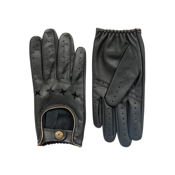 handschuhe racer Rennfahrer | Der Anzug Racer x Dents Autofahrerhandschuhe aus Leder mit Touchscreen