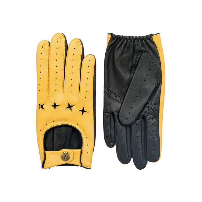 handschuhe racer Rennfahrer | Der Anzug Racer x Dents Autofahrerhandschuhe aus Leder mit Touchscreen