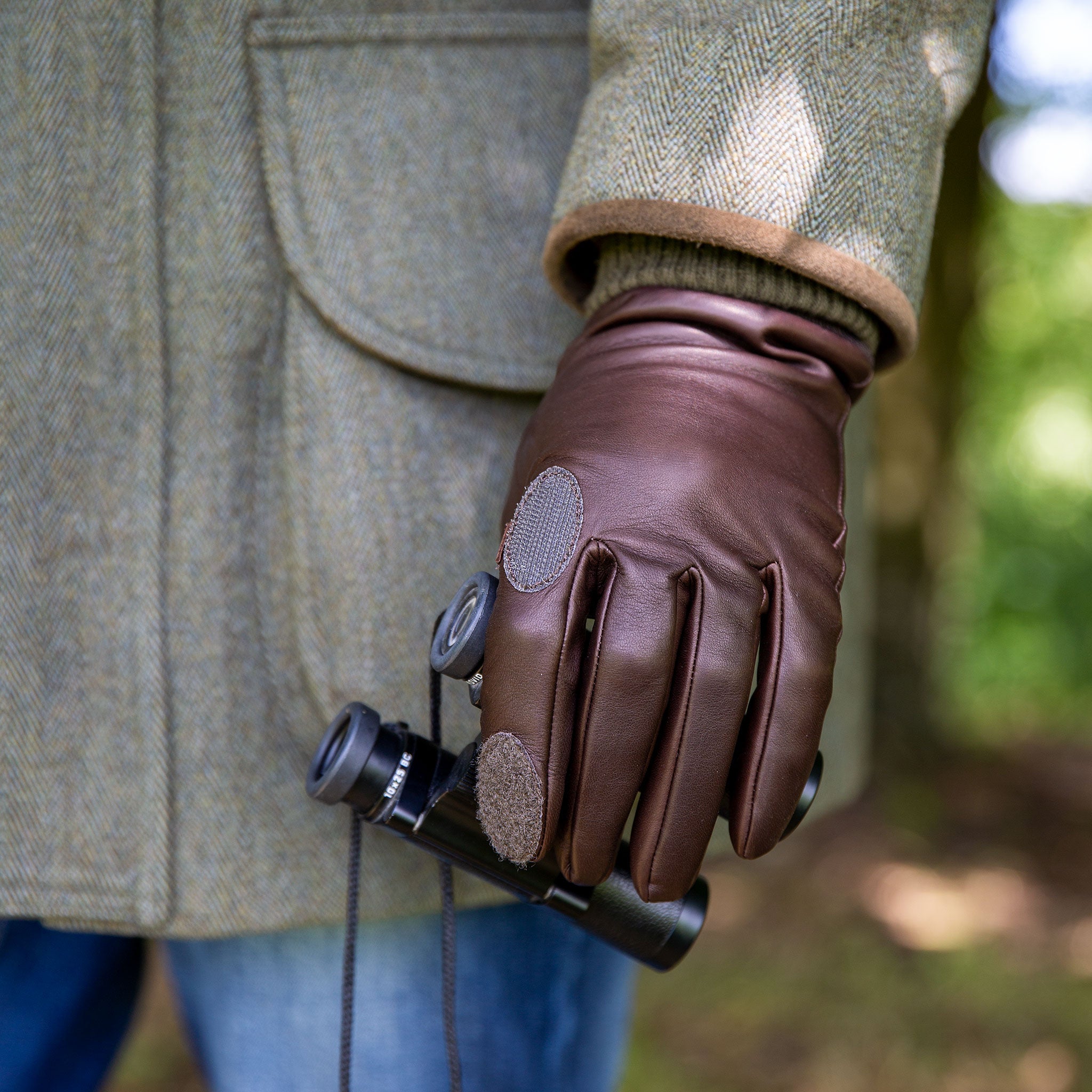 Royale Left Hand Leather Shooting Gloves Dents - Main Image