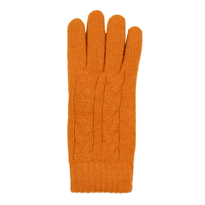 Zopfmuster-Handschuhe für Damen