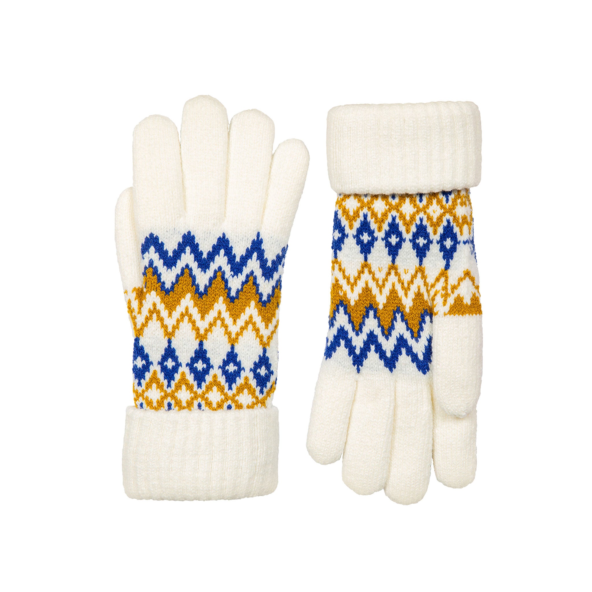 fair isle handschuhe Women's Jacquard Fair Isle Knitted Gloves