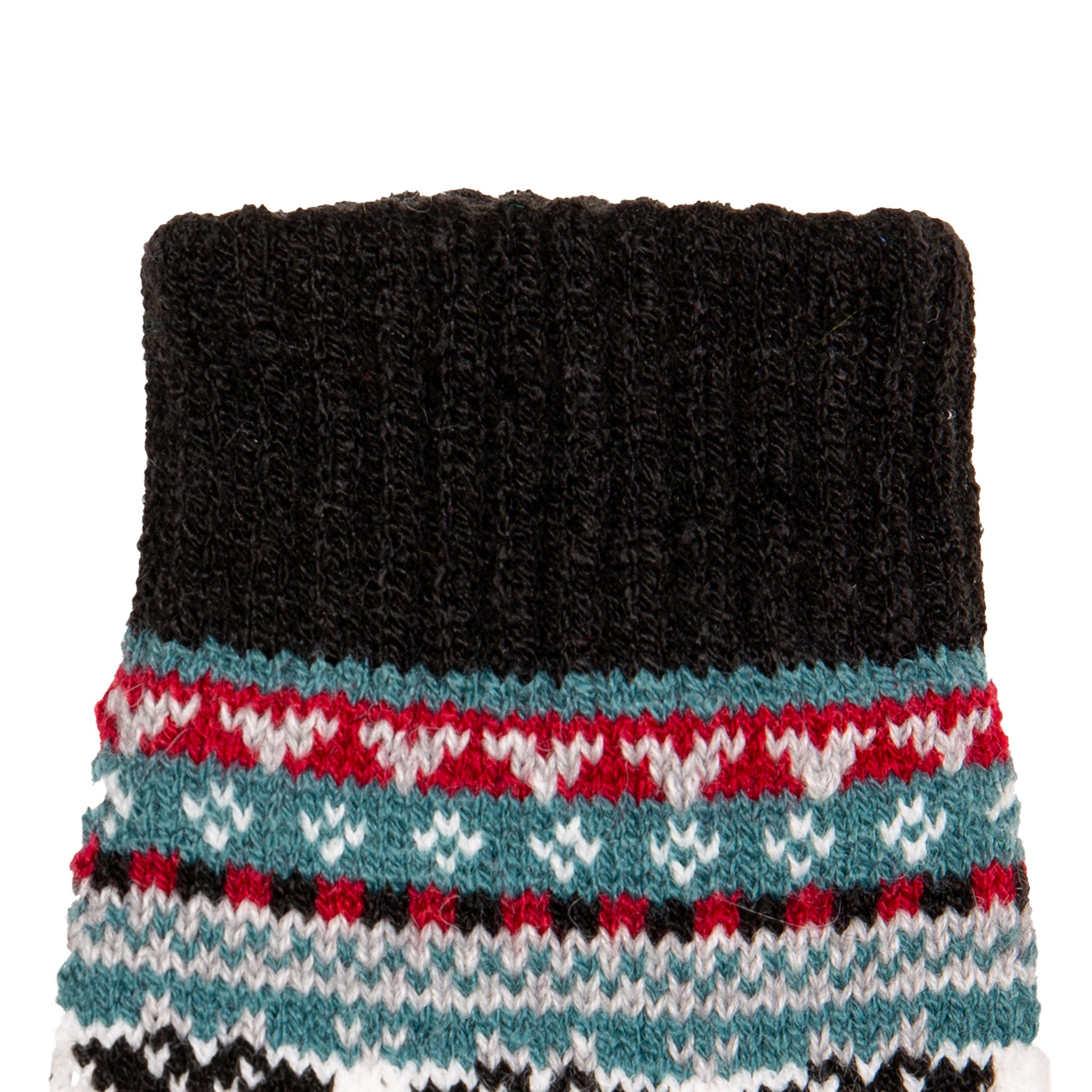 fair isle handschuhe stricken Fingerlose Jacquard-Fair-Isle-Strickhandschuhe für Damen