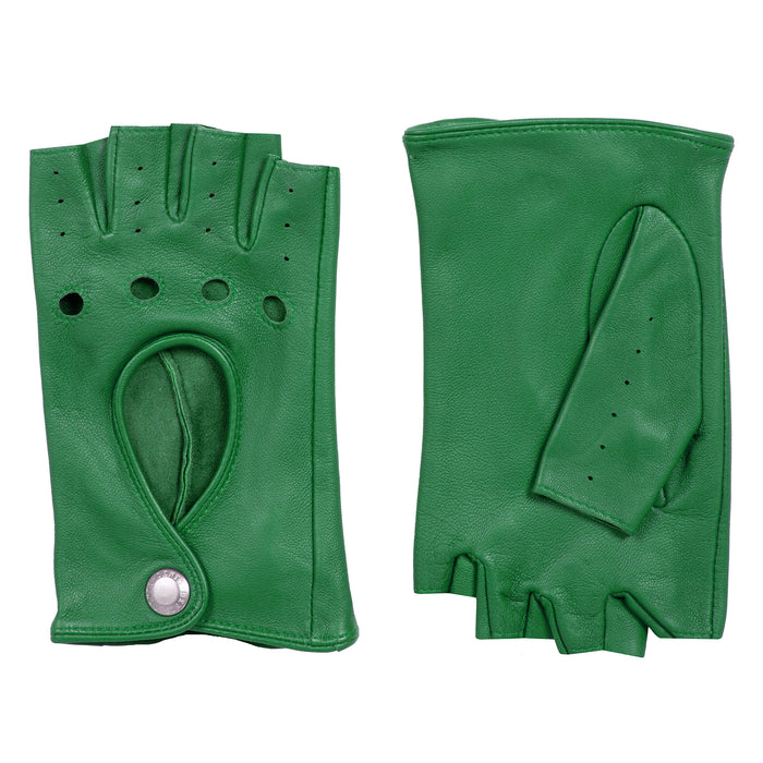 handschuhe fingerfrei damen Fingerlose Leder-Fahrhandschuhe für Damen