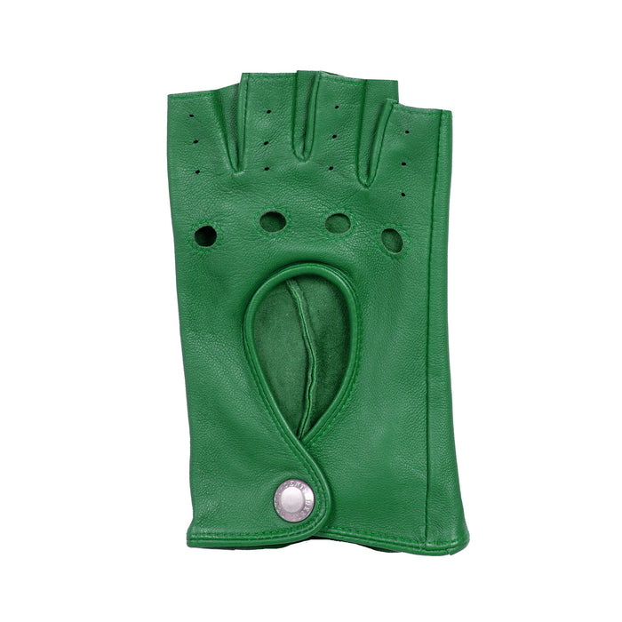 halbfinger handschuhe leder damen Fingerlose Leder-Fahrhandschuhe für Damen
