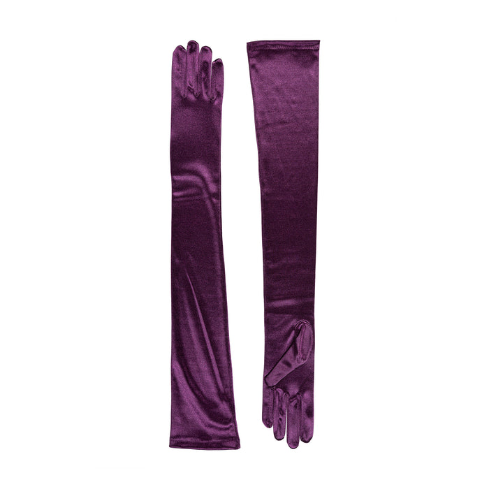 Lange Opera-Satin-Handschuhe für Damen