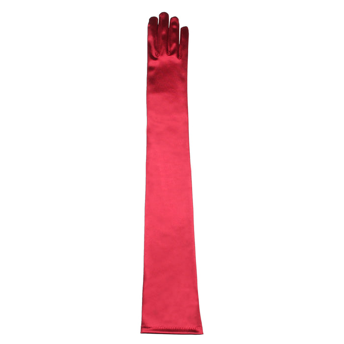 oberarmlange handschuhe Damen Lange Vollständige Satin Abendhandschuhe