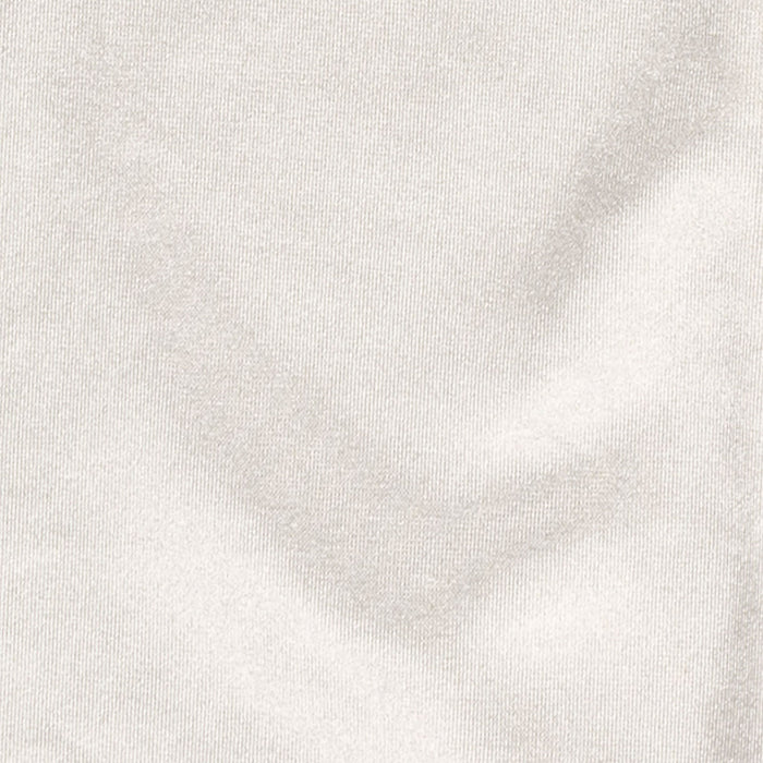 Women's long opera satin gloves in ivory - close up of the satin material