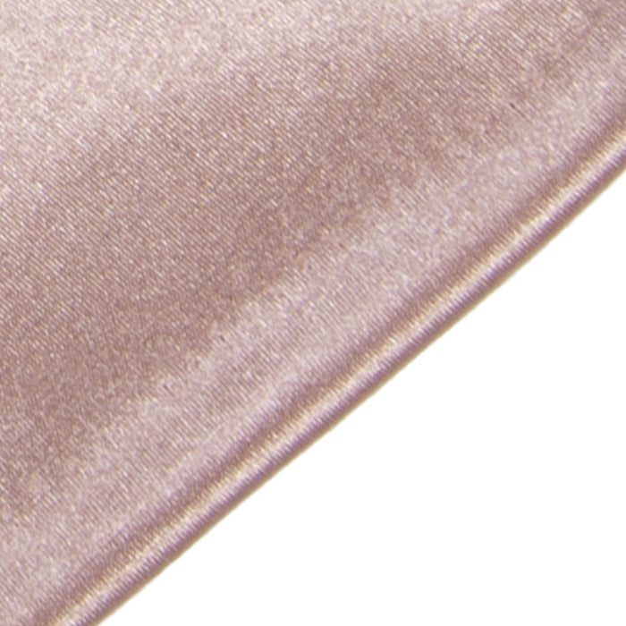 Women's long satin opera gloves in rose - edge of the glove