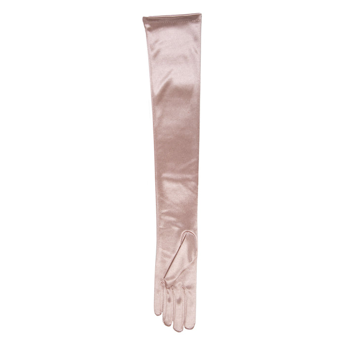 schicke handschuhe damen Damen Lange Vollständige Satin Abendhandschuhe