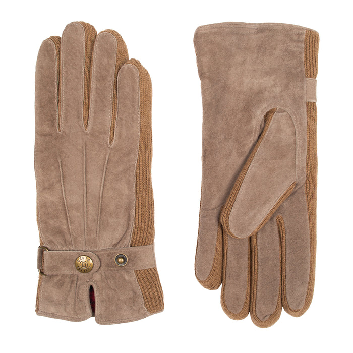wildleder handschuhe gefüttert Laura | Wanderhandschuhe aus Wildleder für Damen