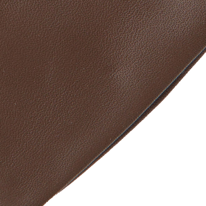 Women’s Touchscreen Three-Point Cashmere-Lined Leather Gloves with Buttons in mocca cuff