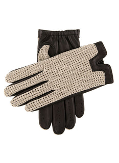 Men's Heritage Crochet-Back Leather Driving Gloves