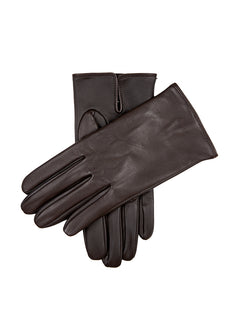 Men’s Heritage Touchscreen Silk-Lined Leather Gloves