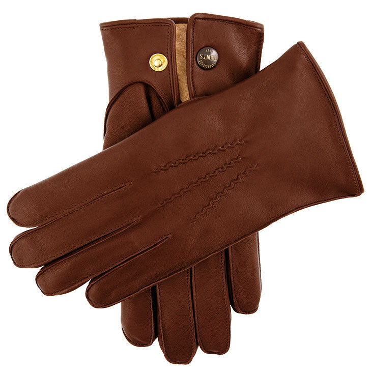 kaninchenfell handschuhe herren Lumley | Pelzgefütterte Lederhandschuhe für Herren