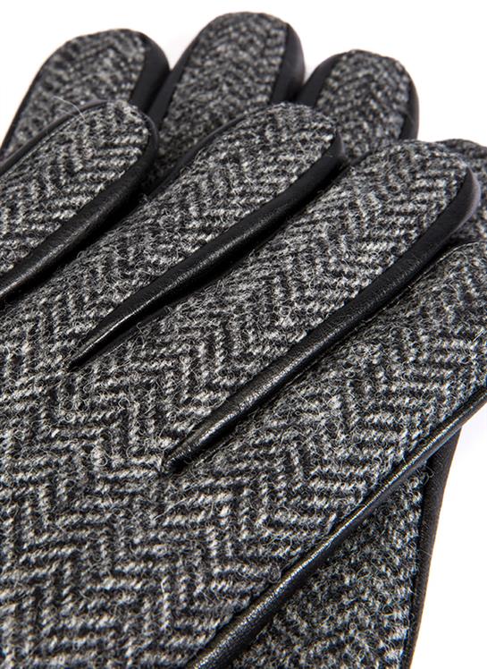 handschuhe harris tweed Merevale | Herren Abraham Moon Tweed- und Lederhandschuhe