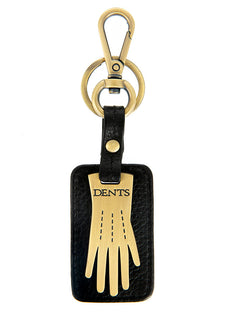 Dents black and brass glove keyring gift