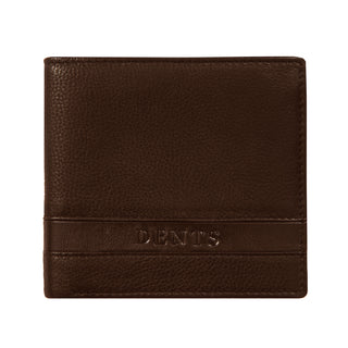 Men's Pebble Grain Leather Bifold Wallet with RFID Blocking and Coin Purse