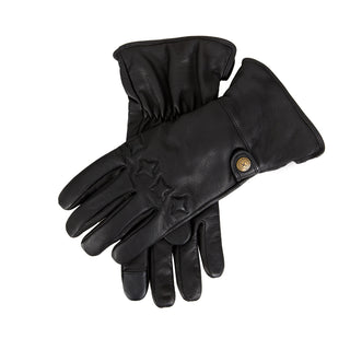 Men's The Suited Racer Touchscreen Water-Resistant Goatskin Leather Gauntlet Gloves