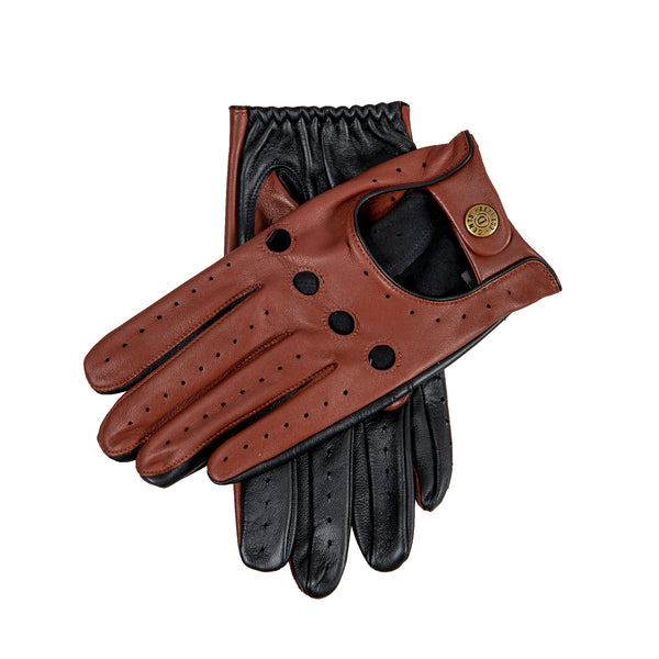 Men's Touchscreen Leather Driving Gloves