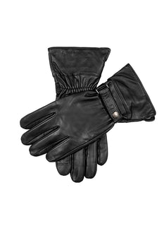 Men’s Touchscreen Water-Resistant Goatskin Leather Gauntlet Gloves