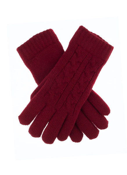 Women's Cable Knit Gloves