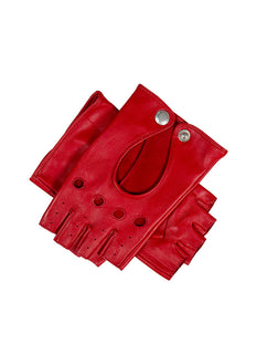 Women’s Fingerless Leather Driving Gloves