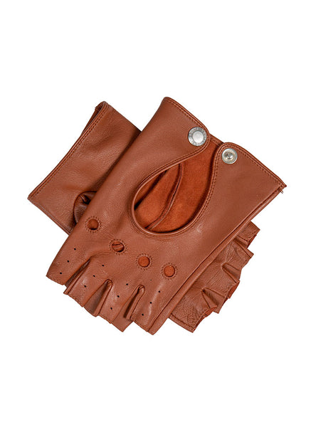 Women’s Fingerless Leather Driving Gloves